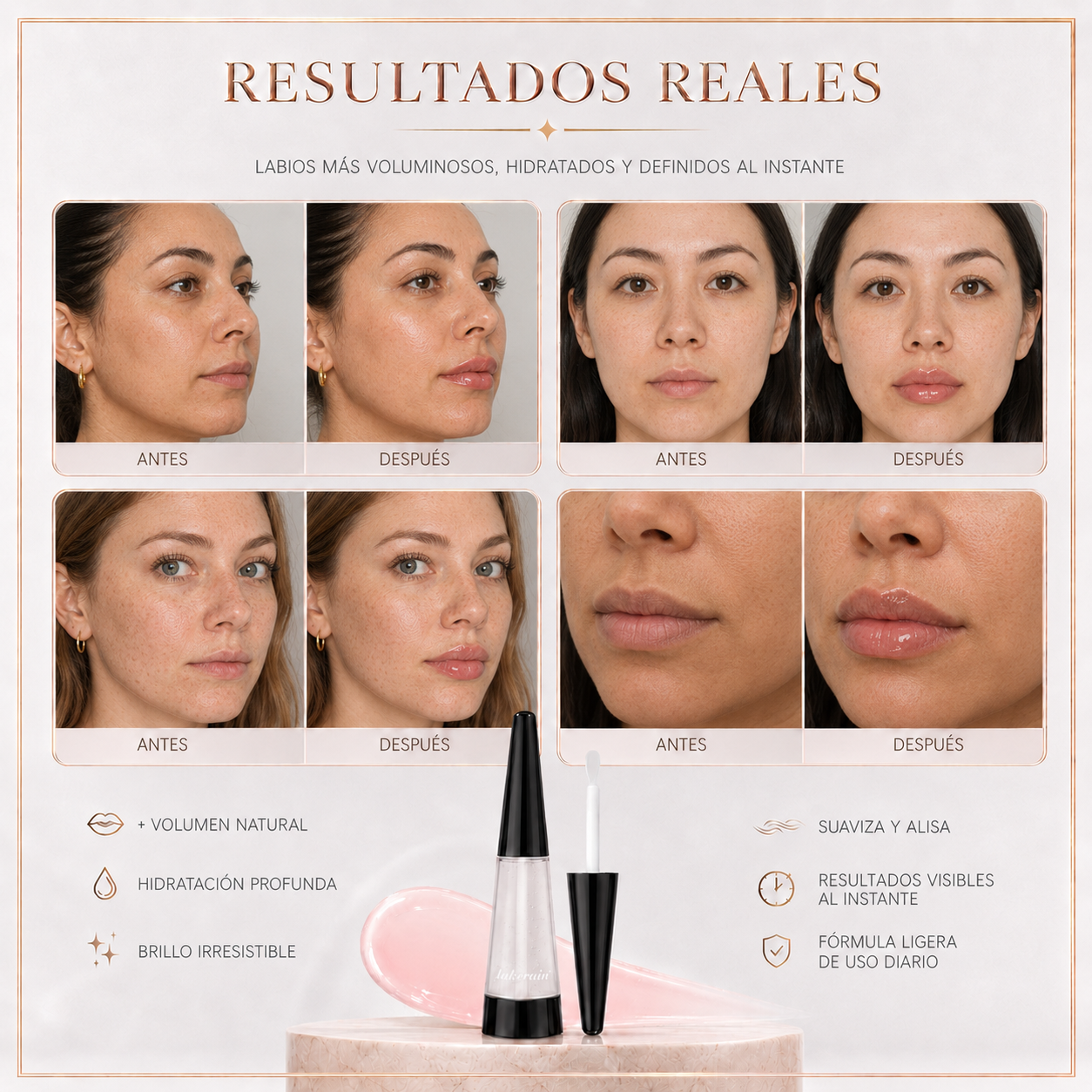 Gloss Voluminizador Labial Hidratante