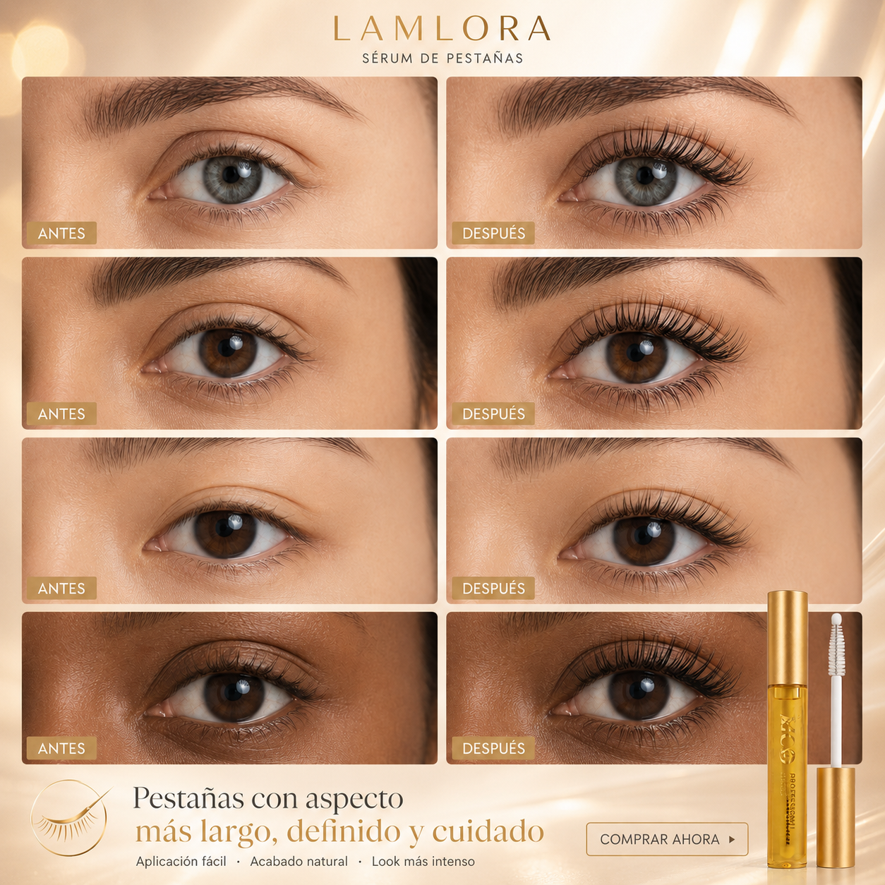 Sérum Fortalecedor de Pestañas y Cejas | LAMLORA